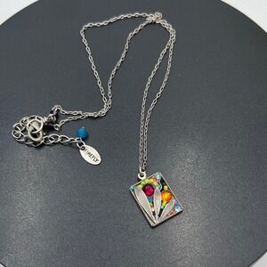 Firefly Jewelry Multi-Color Luxe
Leaf Mosaic Necklace Style 8717-
MC Botanical